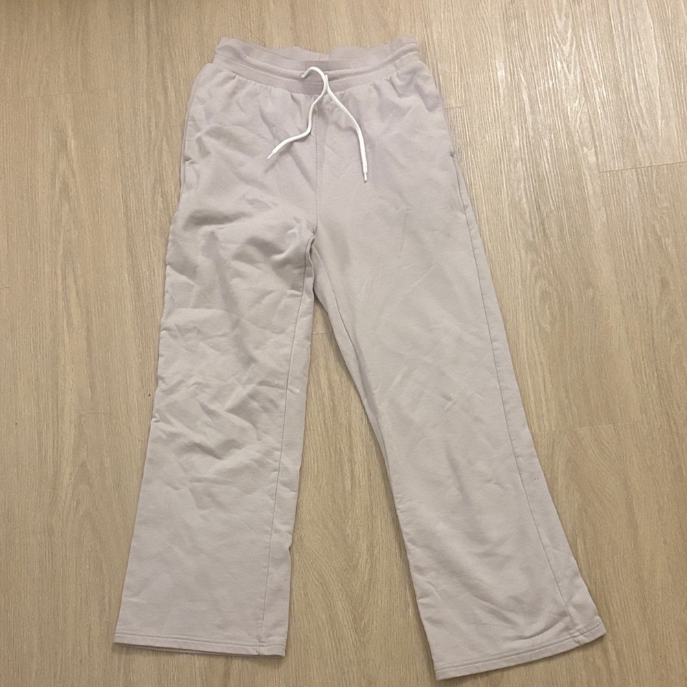 Sunday Best Aritzia Casual Light Purple-Gray Drawstring Sweatpants